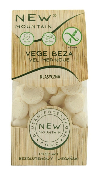 Bezy wegańskie klasyczne bezglutenowe 50 g - New Mountain