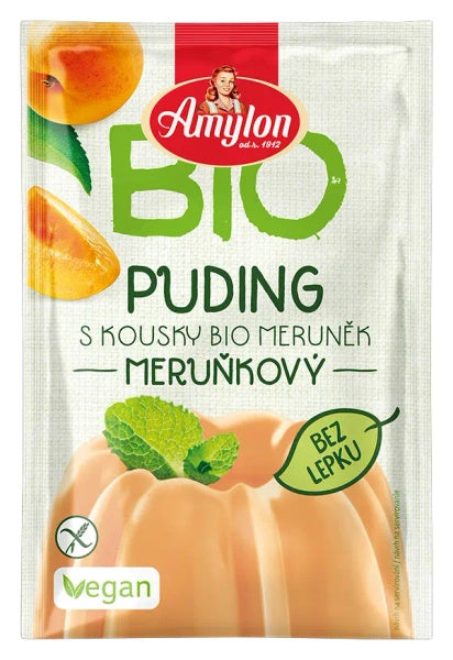Budyń morelowy bezglutenowy 40 g - Amylon (EKO)