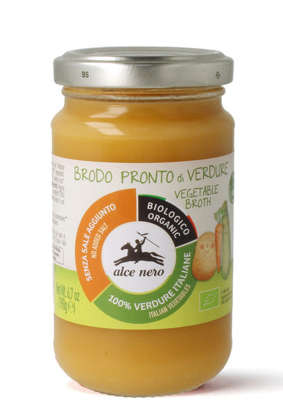 Bulion warzywny bezglutenowy od 4 msc. 190 g - Alce Nero (EKO)