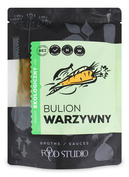 Bulion warzywny w płynie bezglutenowy 350 ml - Food Studio (EKO)
