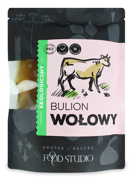 Bulion wołowy w płynie bezglutenowy 350 ml - Food Studio (EKO)