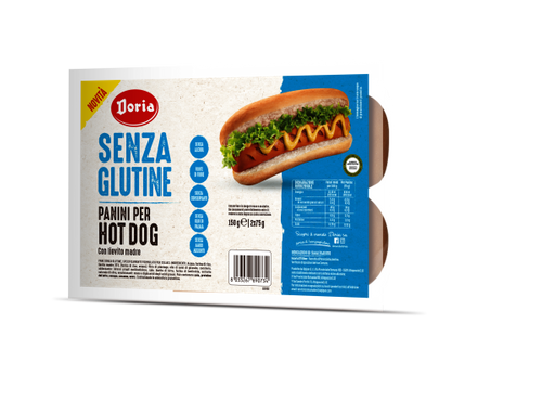 Bułki do hot dogów bezglutenowe 2 szt. 150 g - Doria
