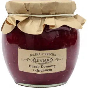 Buraczki domowe z chrzanem 480 g - Luniak