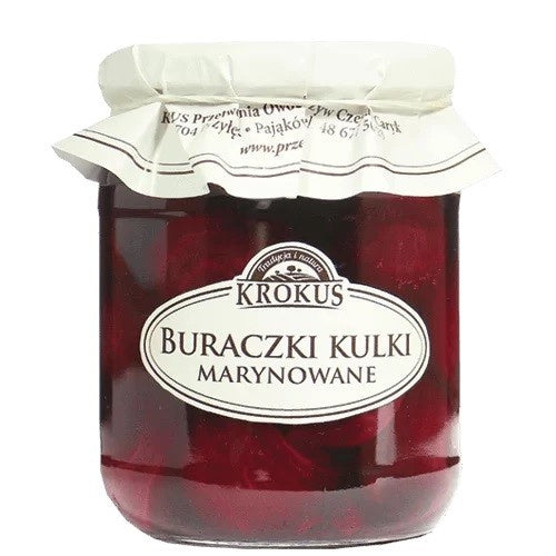 Buraczki marynowane marynowane kulki 470 g (300 g) - Krokus