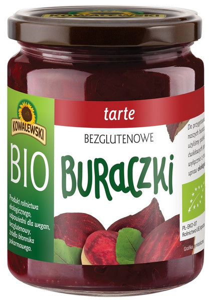 Buraczki tarte bezglutenowe 480 ml - Kowalewski (EKO)