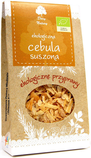 Cebula suszona cebulka 40 g - Dary Natury (EKO)