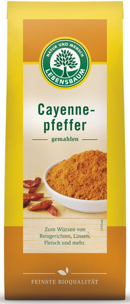 Chili pieprz cayenne 50 g - Lebensbaum (EKO)