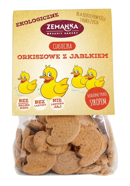 Ciastka orkiszowe z jabłkiem 100 g - Zemanka (EKO)
