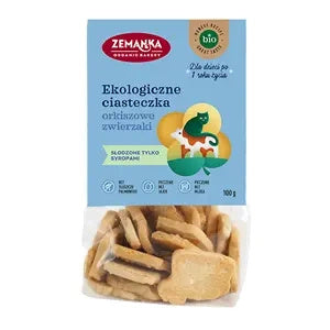 Ciastka orkiszowe zwierzaki 100 g - Zemanka (EKO)
