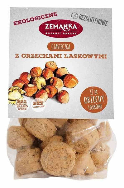 Ciastka orzechowe bezglutenowe 100 g - Zemanka (EKO)