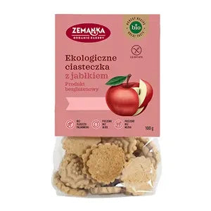 Ciastka z jabłkiem bezglutenowe 100 g - Zemanka (EKO)