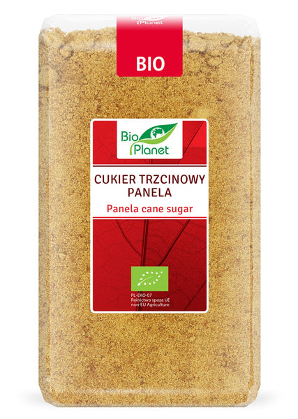 Cukier trzcinowy panela 1 kg - Bio Planet (EKO)