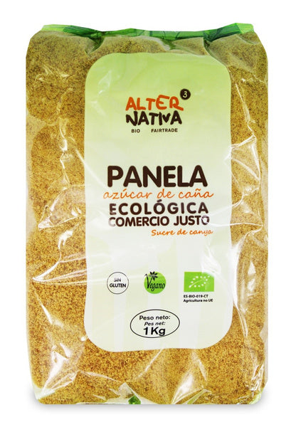 Cukier trzcinowy panela bezglutenowy 1 kg - Alternativa (EKO)