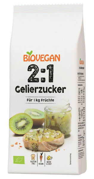 Cukier żelujący 2:1  bezglutenowy 500 g - Biovegan (EKO)