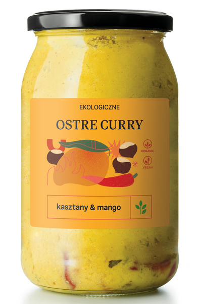 Curry ostre z mango i kasztanami 900 ml - Delikatna (EKO)