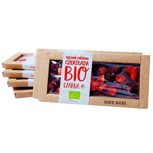 Czekolada deserowa z truskawkami i jeżynami 53 g - Cukiernia Staropolska (EKO)
