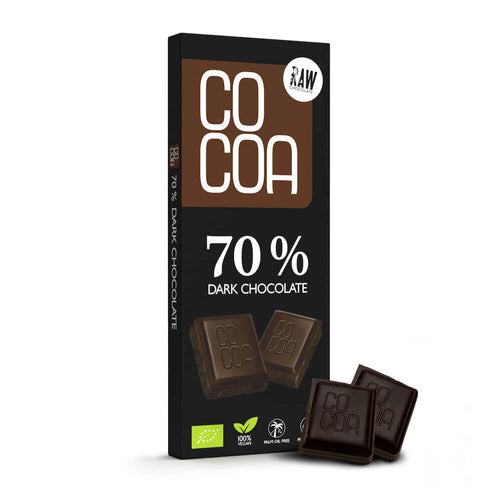 Czekolada gorzka 70 % 40 g - Cocoa (EKO)