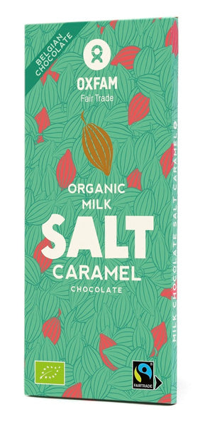 Czekolada mleczna ze słonym karmelem fair trade 100 g - Oxfam (EKO)
