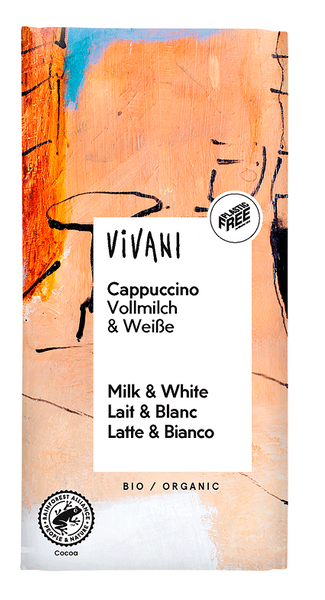 Czekolada o smaku cappuccino 100 g - Vivani (EKO)
