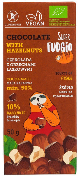 Czekolada z orzechami laskowymi bezglutenowa 50 g - Me Gusto (EKO)