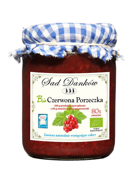 Czerwona porzeczka 80 % 260 g - Sad Danków (EKO)