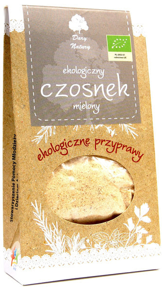 Czosnek mielony 50 g - Dary Natury (EKO)