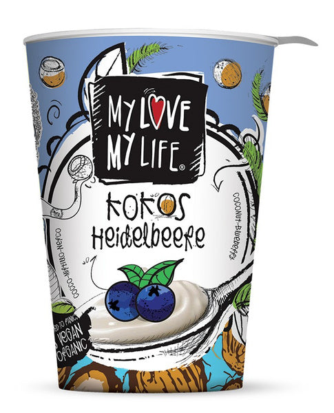 Deser kokosowy jagodowy bezglutenowy 180 g - My Love My Life (EKO)