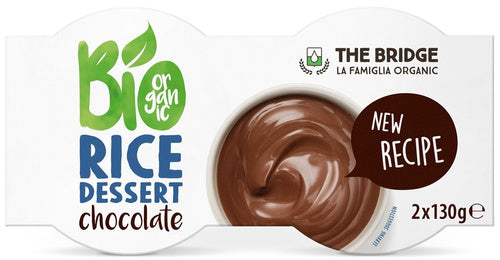 Deser ryżowy czekoladowy bezglutenowy 2 szt. 260 g - The Bridge (EKO)
