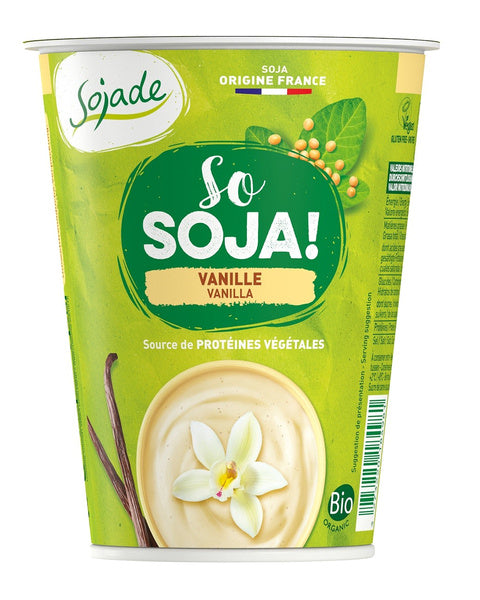 Deser sojowy waniliowy bezglutenowy 400 g - Sojade (EKO)