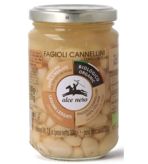 Fasola cannellini w zalewie 300 g (220 g) - Alce Nero (EKO)