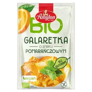 Galaretka pomarańczowa z agarem bezglutenowa 40 g - Amylon (EKO)