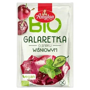 Galaretka wiśniowa z agarem bezglutenowa 40 g - Amylon (EKO)