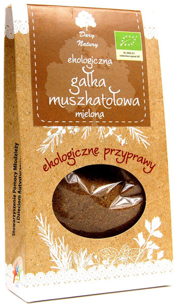 Gałka muszkatołowa mielona 30 g - Dary Natury (EKO)