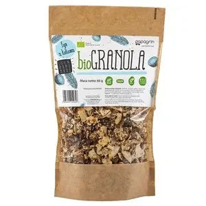 Granola figa z kokosem bezglutenowa 60 g - Papagrin (EKO)