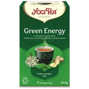 Herbata zielona energia green energy 17 szt. 30,6 g - Yogi Tea (EKO)