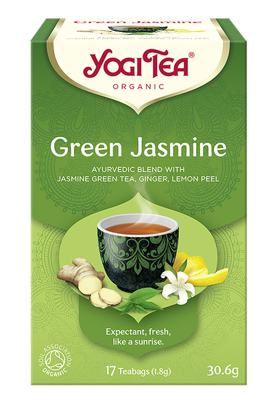 Herbata zielona jaśminowa green jasmine 17 szt. 30,6 g - Yogi Tea (EKO)