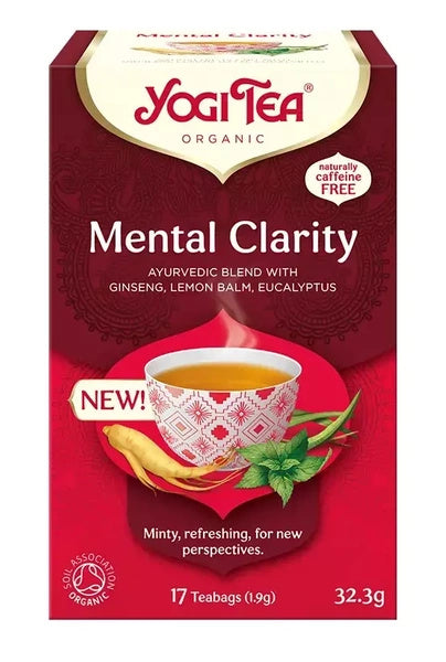 Herbatka ajurwedyjska jasność umysłu mental clarity 17 szt. 32,3 g - Yogi Tea (EKO)