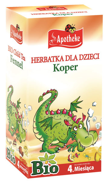 Herbatka dla dzieci koper włoski po 4 msc. 20 szt. 30 g - Apotheke (EKO)