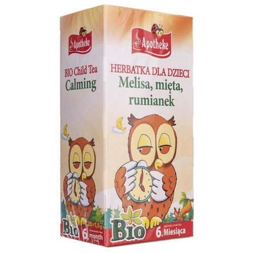 Herbatka dla dzieci melisa mięta rumianek od 6 msc. 20 szt. 30 g - Apotheke (EKO)