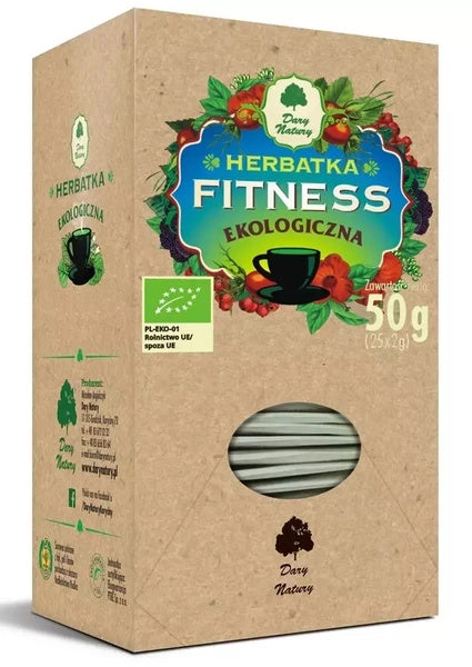 Herbatka fitness 25 szt. 50 g - Dary Natury (EKO)