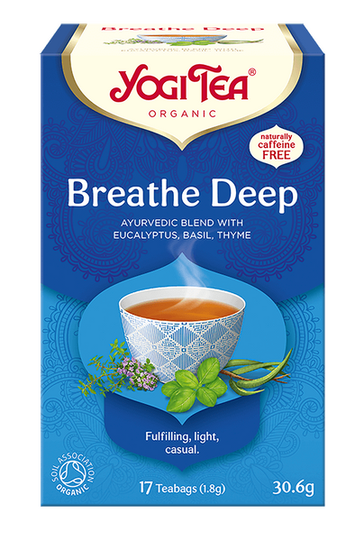 Herbatka głęboki oddech breathe deep 17 szt. 30,6 g - Yogi Tea (EKO)