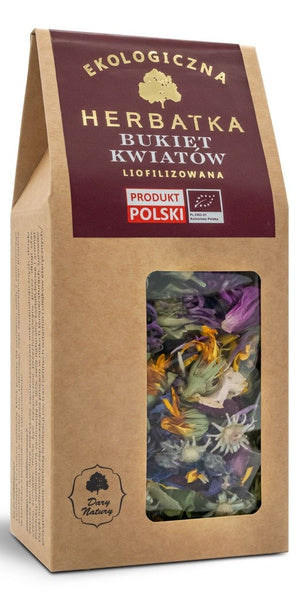 Herbatka liofilizowana bukiet kwiatów 15 g - Dary Natury (EKO)