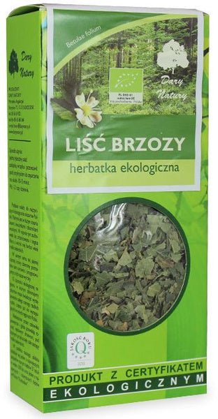 Herbatka liść brzozy 50 g - Dary Natury (EKO)