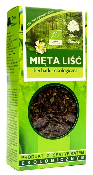 Herbatka liść mięty 25 g - Dary Natury (EKO)