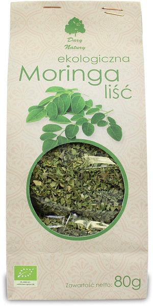 Herbatka liść moringi 80 g - Dary Natury (EKO)