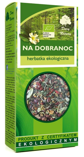 Herbatka na dobranoc 50 g - Dary Natury (EKO)