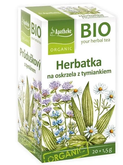 Herbatka na oskrzela z tymiankiem 20 szt. 30 g - Apotheke (EKO)