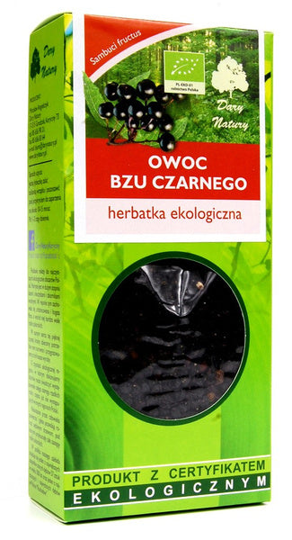 Herbatka owoc czarnego bzu 100 g - Dary Natury (EKO)