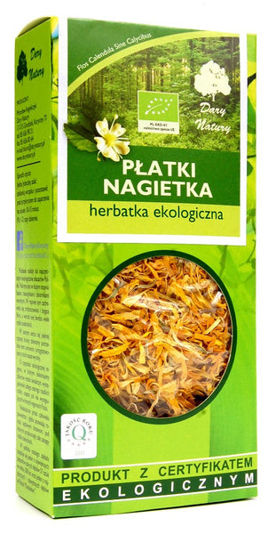 Herbatka płatki nagietka 25 g - Dary Natury (EKO)