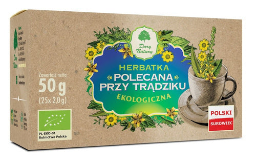 Herbatka polecana przy trądziku 25 szt. 50 g - Dary Natury (EKO)